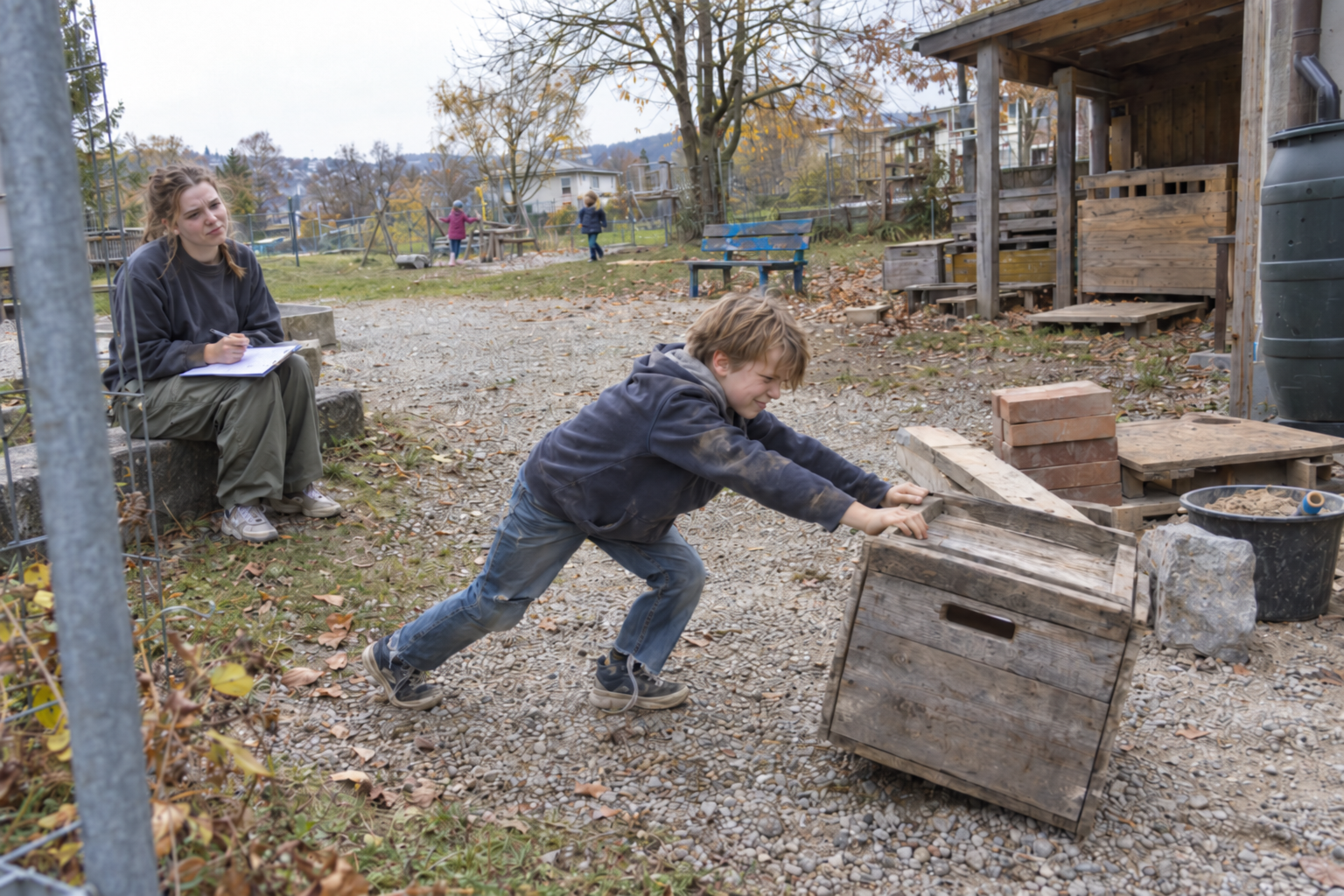 Praxissituation: Hamza und die schiefe Ebene